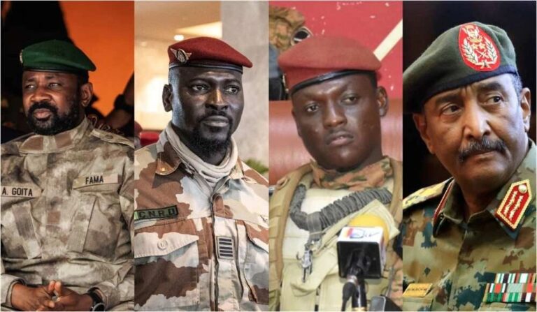 5 African Countries under military rule